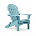 Fauteuil Adirondack 79 x 89 x 97 cm en bois bleu turquoise pour extérieur